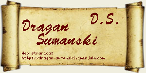Dragan Šumanski vizit kartica